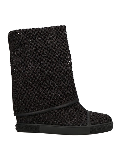 CASADEI Stiefelette Schwarz Gewebefasern