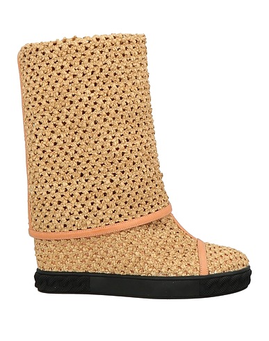 CASADEI Stivaletti Sabbia Fibre tessili