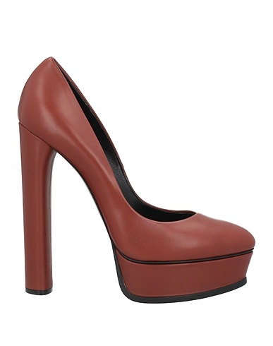 CASADEI Court Chocolate brown Leather
