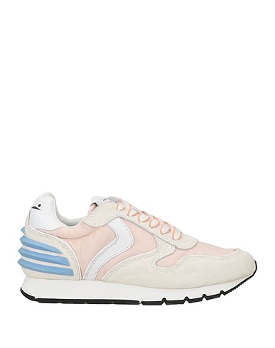 VOILE BLANCHE Sneakers Light pink Leather, Textile fibers
