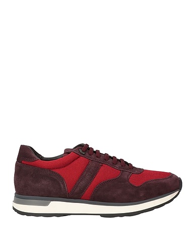 MONCLER Sneakers Plum Textile fibres, Leather