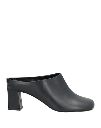 FABIANA FILIPPI Mules and clogs Black 100% Leather