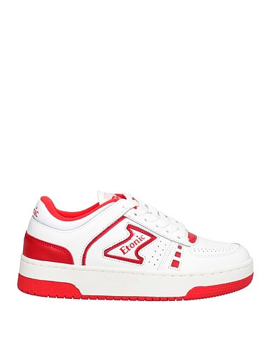ETONIC Sneakers Weiß Leder, Andere Fasern