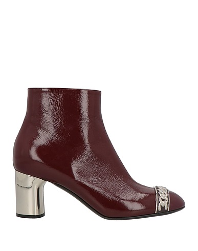 CASADEI Ankle boot Burgundy Leather