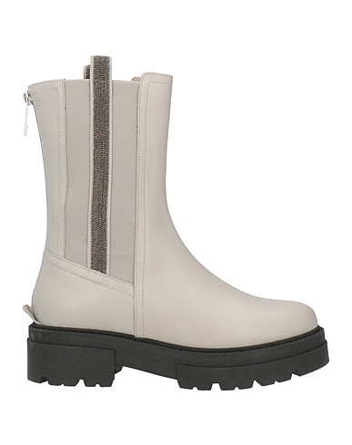 FABIANA FILIPPI Ankle boot Light grey Leather