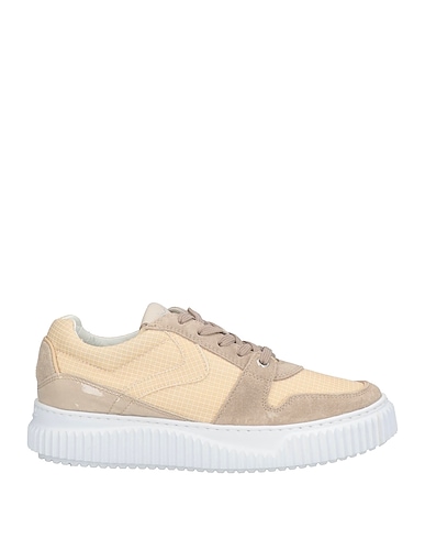 VOILE BLANCHE Sneakers Beige Textile fibers, Leather