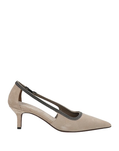 BRUNELLO CUCINELLI Court Taupe Leather