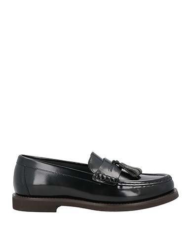 BRUNELLO CUCINELLI Loafers Black Leather