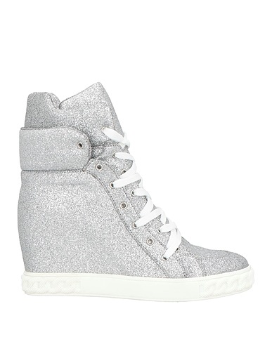CASADEI Sneakers Silver Textile fibres
