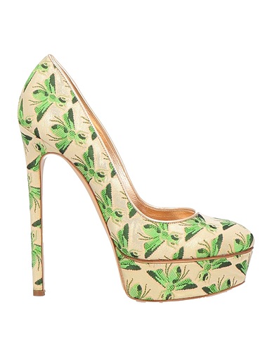 CASADEI Pump Green Textile fibers