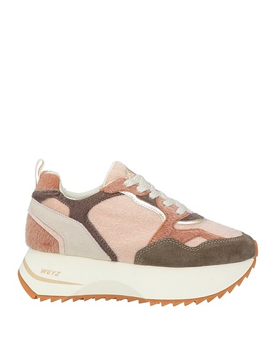 W6YZ Sneakers Blush Leather, Textile fibres