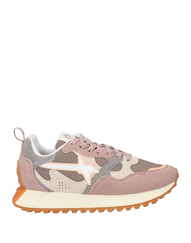 W6YZ Sneakers Rosa antico Pelle, Fibre tessili
