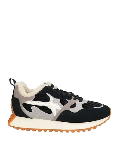 W6YZ Sneakers Nero Pelle, Fibre tessili