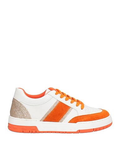 KAOS Sneakers Orange Textile fibres, Leather