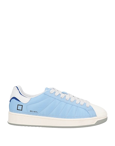 D.A.T.E. Sneakers Sky blue Textile fibres, Leather