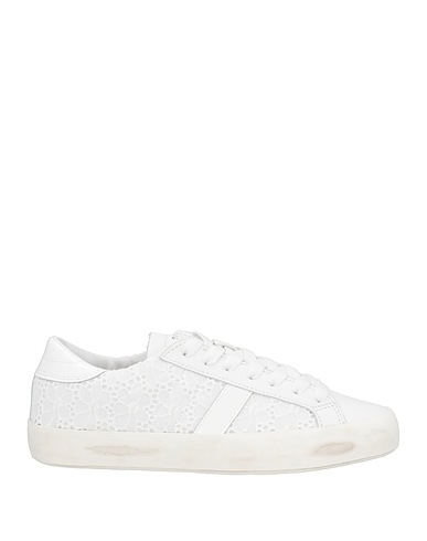 D.A.T.E. Sneakers White Leather, Textile fibers