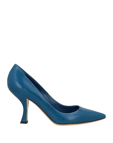 CASADEI Pump Blue Leather