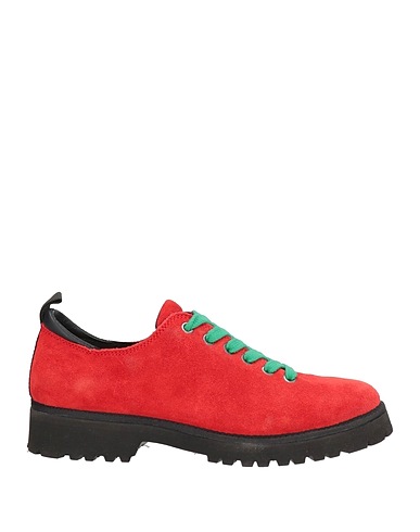PANCHIC Stringate Rosso Pelle
