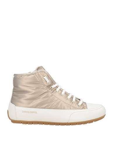 CANDICE COOPER Sneakers Platino Pelle, Fibre tessili