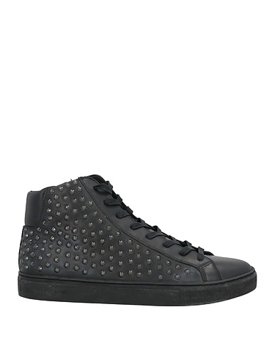 CRIME London Sneakers Black Leather