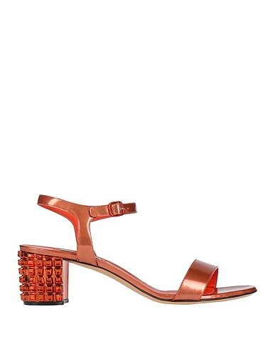 CASADEI Sandali Ruggine Pelle