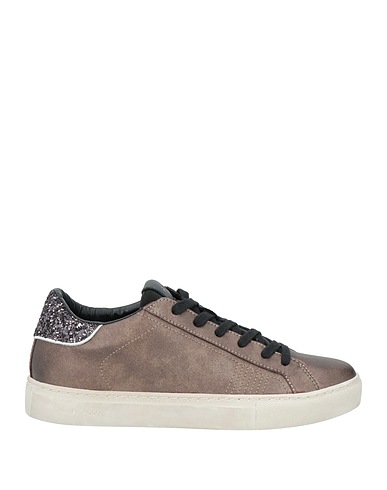 CRIME London Sneakers Bronze Leather, Synthetic fibers