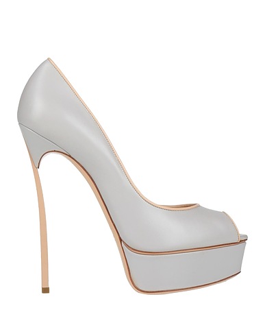 CASADEI Pump Light grey Leather