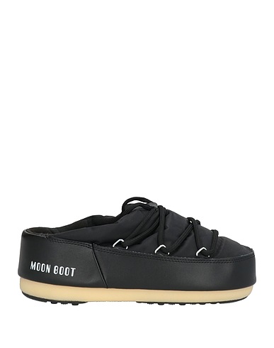 MOON BOOT Mule e zoccoli Nero Fibre tessili