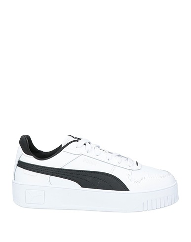 PUMA Sneakers Weiß Leder, Gewebefasern