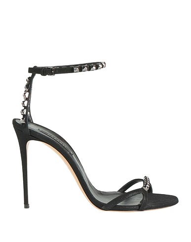 CASADEI Sandals Black Leather