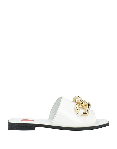 LOVE MOSCHINO Sandals White Leather