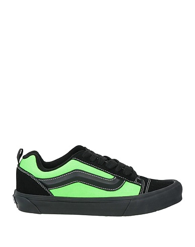VANS Sneakers Green Leather, Textile fibers