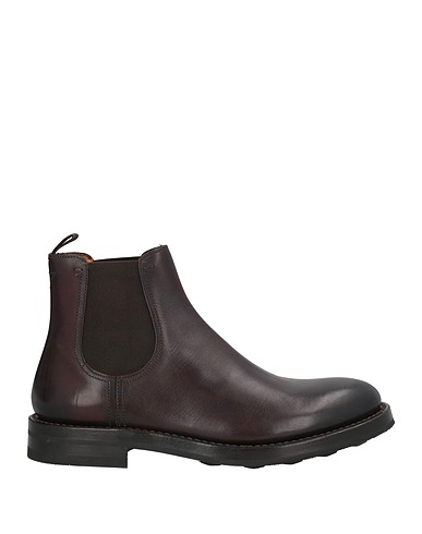 FABI Ankle boot Dark brown Leather