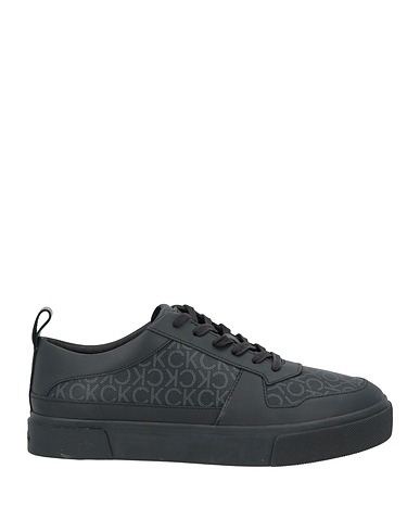 CALVIN KLEIN Sneakers Black 65% Leather, 35% Polyurethane
