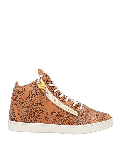 GIUSEPPE ZANOTTI Sneakers Camel Leather