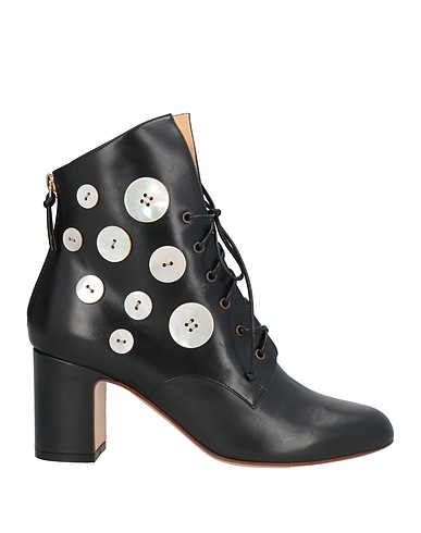 FRANCESCO RUSSO Stiefelette Schwarz Leder
