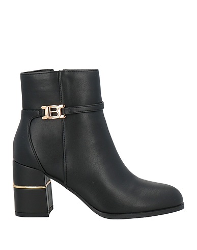 LAURA BIAGIOTTI Ankle boot Black Textile fibers
