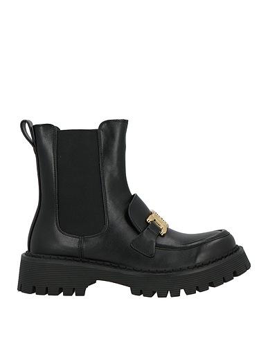 LAURA BIAGIOTTI Ankle boot Black Textile fibers