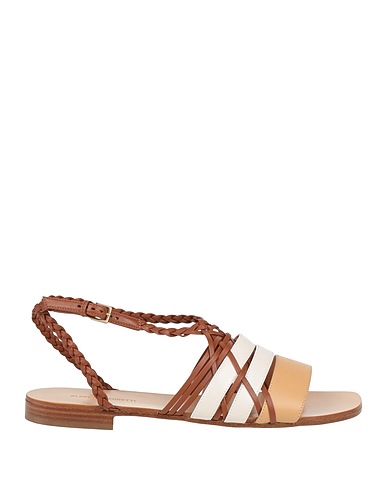 ALBERTA FERRETTI Sandals Brown Leather