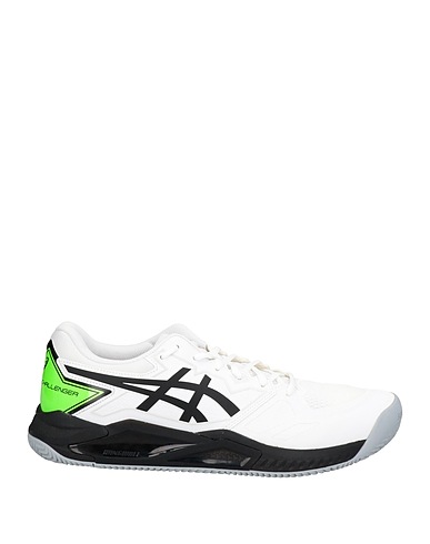 ASICS Sneakers White Textile fibres, Rubber