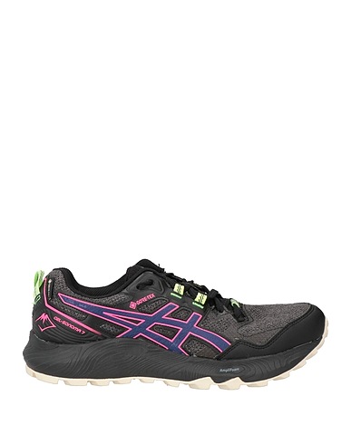 ASICS Sneakers Black Textile fibers, Rubber
