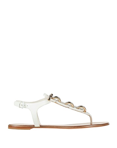 CASADEI Flip flops White Leather