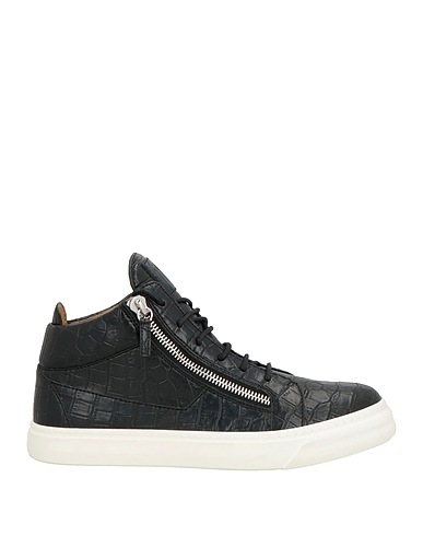 GIUSEPPE ZANOTTI Sneakers Black Leather