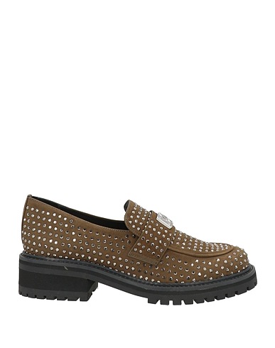 VICENZA) Loafers Military green Leather