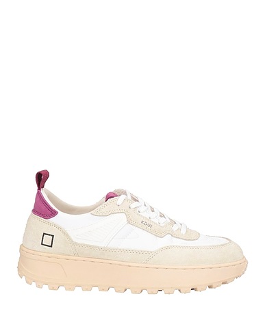 D.A.T.E. Sneakers Beige Leather, Textile fibers