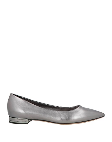CASADEI Ballet flats Gunmetal Leather