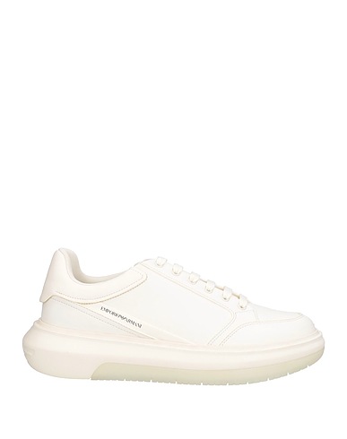 EMPORIO ARMANI Sneakers White Leather