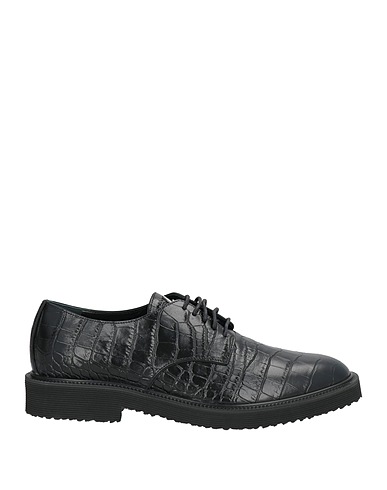 GIUSEPPE ZANOTTI Laced shoes Black Leather