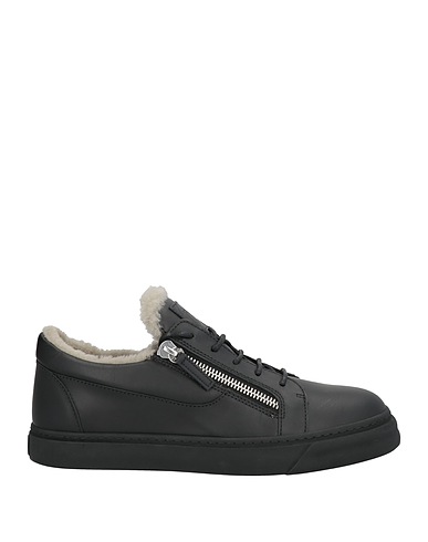 GIUSEPPE ZANOTTI Sneakers Black Leather