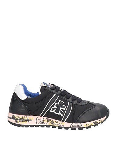 PREMIATA Sneakers WILL BE Black Leather, Textile fibres